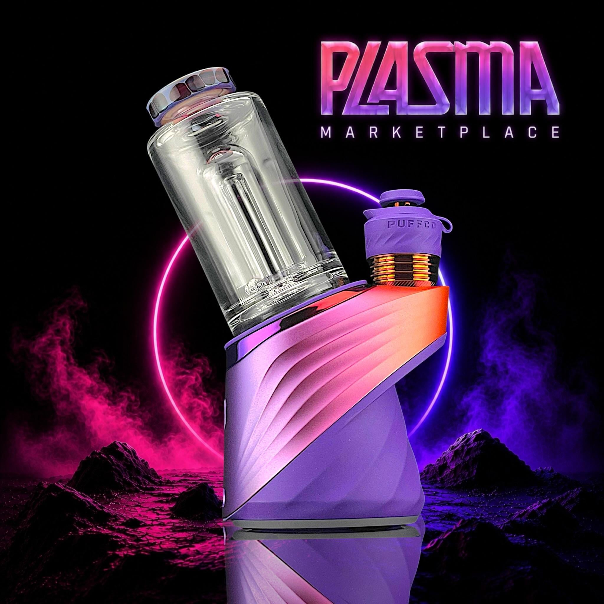 SPIDER GLASS: PLASMA MARKETPLACE PUFFCO PEAK GLASS ATTACHMENT - Image 6