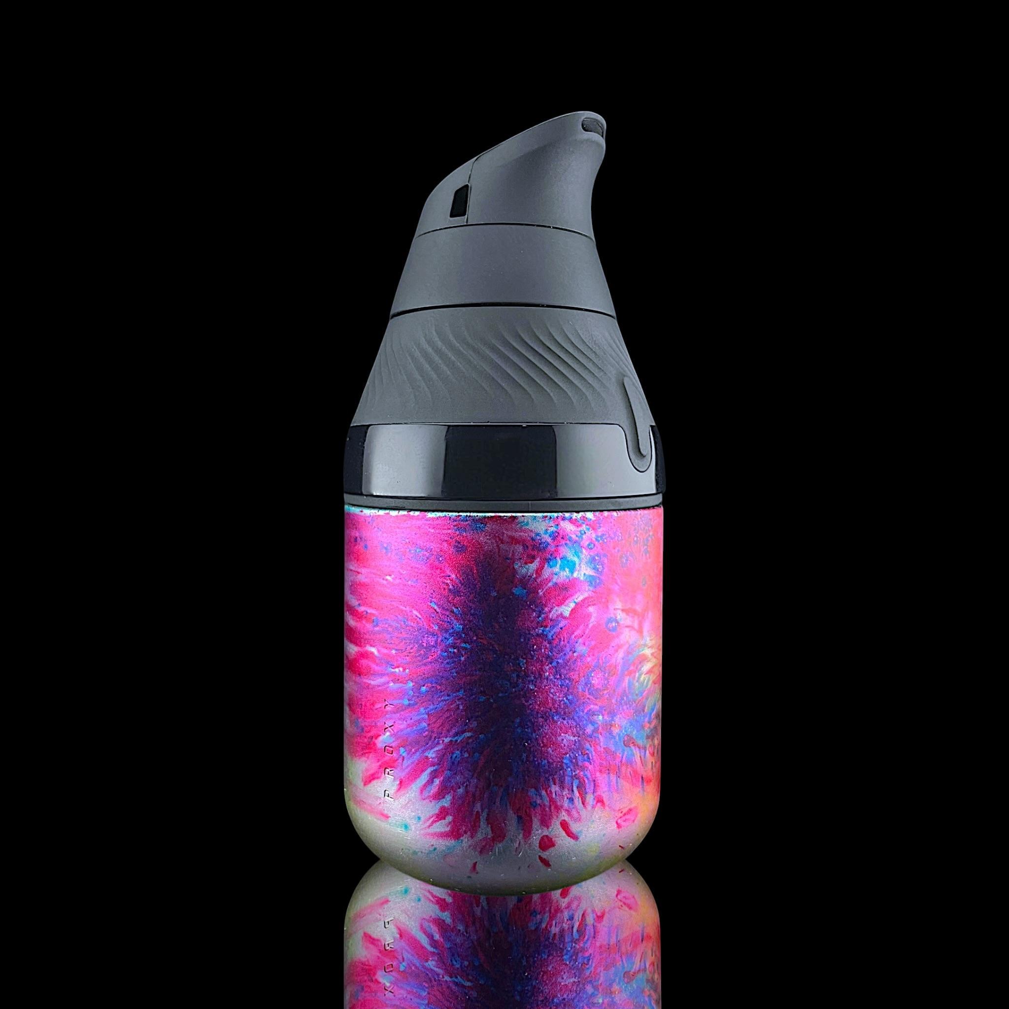 HASH SASH ATOMIZERS: TIE DYE ANODIZED CUP PUFFCO PROXY CORE GLASS ATTACHMENT - Image 21