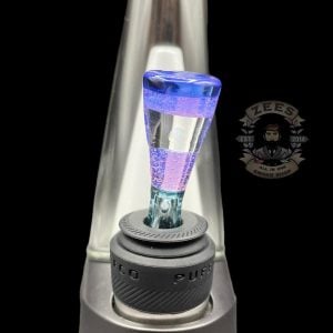 COOPERS GLASS: ENCASED OPAL CHIP PUFFCO PEAK PRO SPINNER BALL CAP