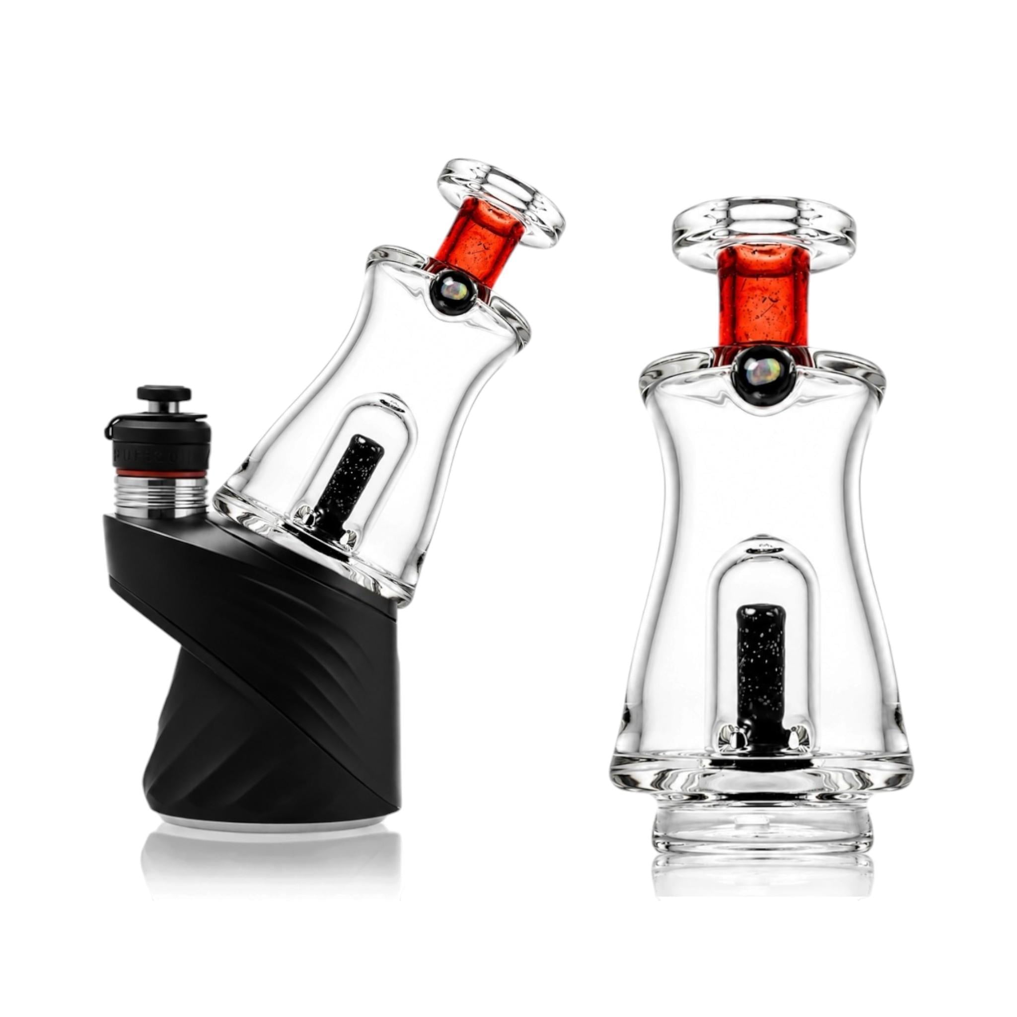 AJ SURF CITY TUBES: CROPAL ACCENTED PUFFCO PEAK GLASS ATTACHMENT