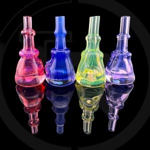 IRIDESCENT GLASS: FLAT OPAL 2.0 PUFFCO PEAK PRO 3DXL JOYSTICK CAP
