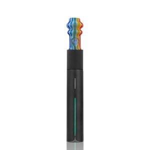 IRIDESCENT GLASS: OPAL TIP PUFFCO PIVOT MOUTHPIECE