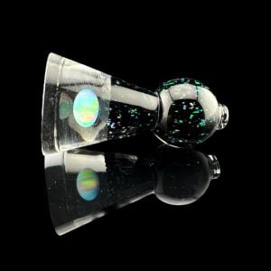 SMIR GLASS: CRUSHED OPAL NEFERTITI PUFFCO PEAK PRO BALL CAP