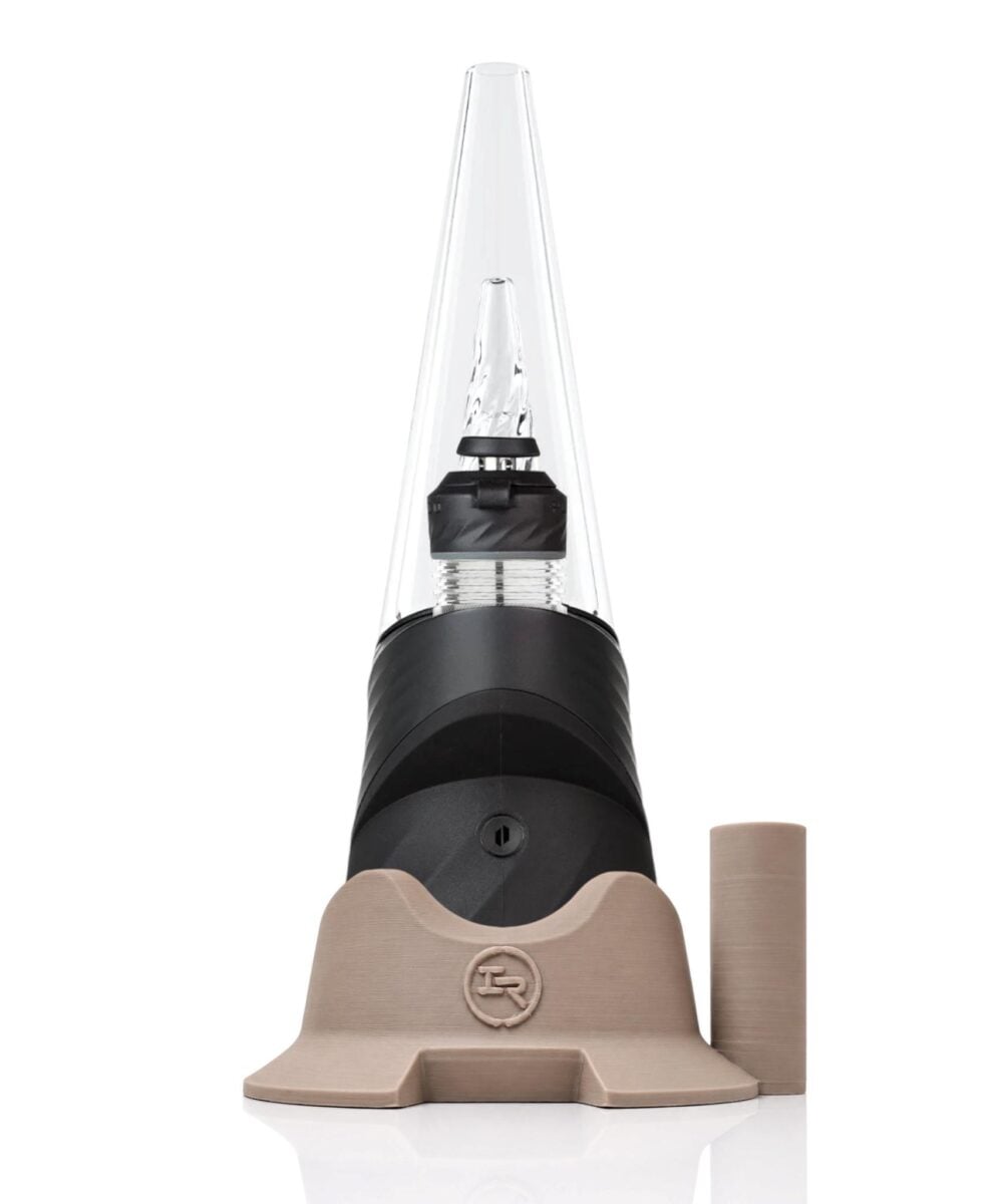 IRIDESCENT GLASS: STABILIZING BASE FOR PUFFCO PEAK AND PEAK PRO WITH HOT KNIFE