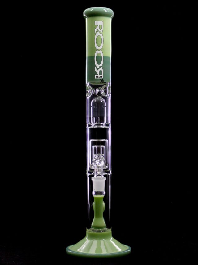 ROOR TECH: FIXED 18” STRAIGHT BARREL PERC MILKY & MINT