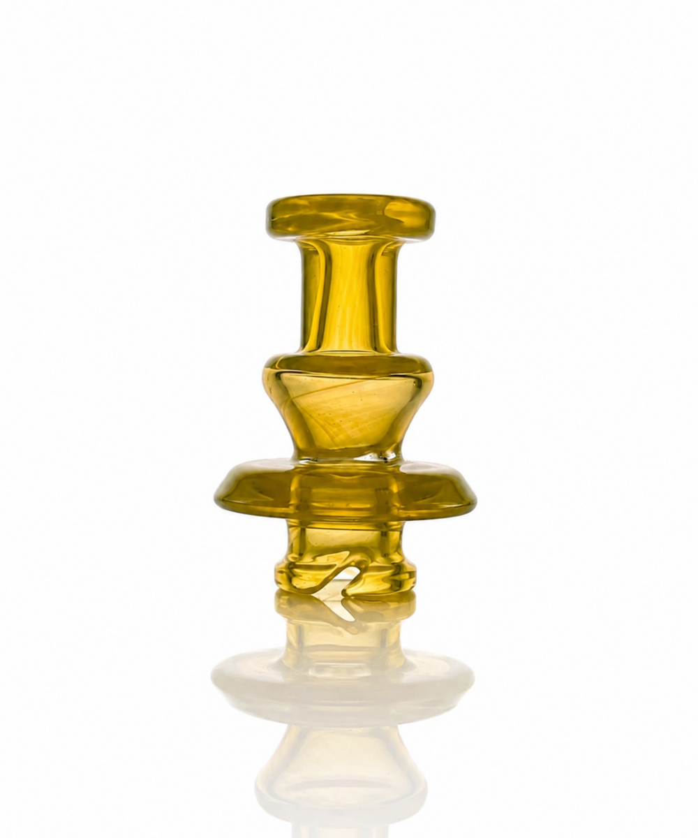Alternative view of CALI BEAR GLASS: DISC PUFFCO PIVOT MOUTHPIECE
