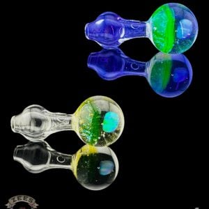 CAPTAIN TOKEZ GLASS: ENCASED OPAL CROPAL PUFFCO PEAK PRO BALL CAP
