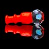 IRIDESCENT GLASS: FACETED OPAL NEW PEAK/PROXY JOYSTICK CAP - Image 3