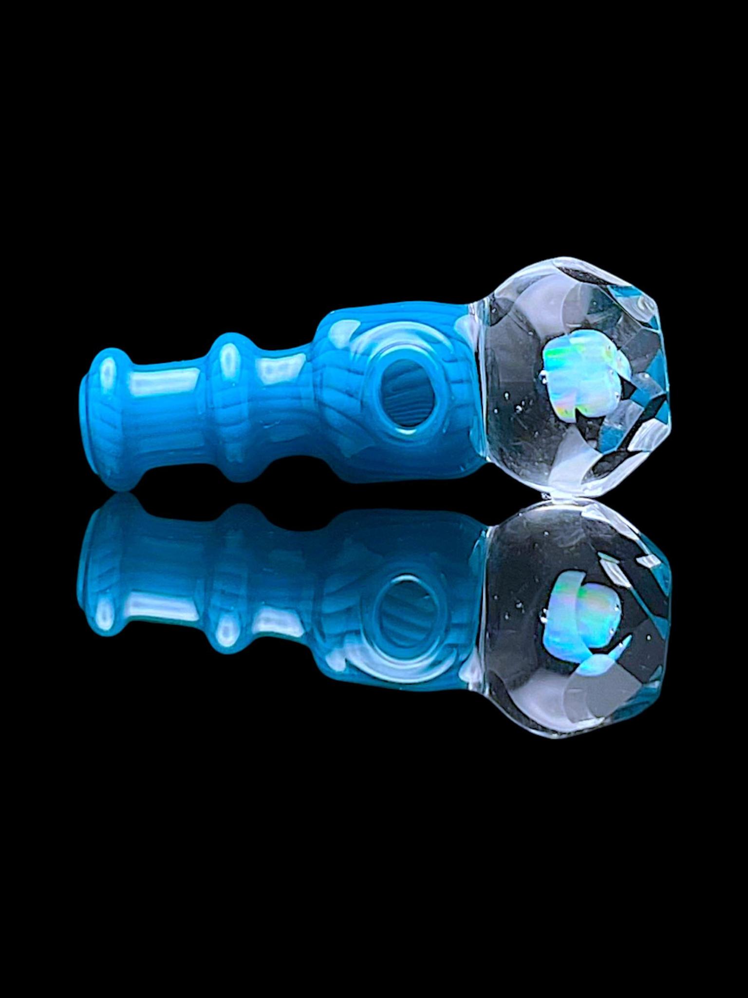 IRIDESCENT GLASS: FACETED OPAL NEW PEAK/PROXY JOYSTICK CAP - Image 4