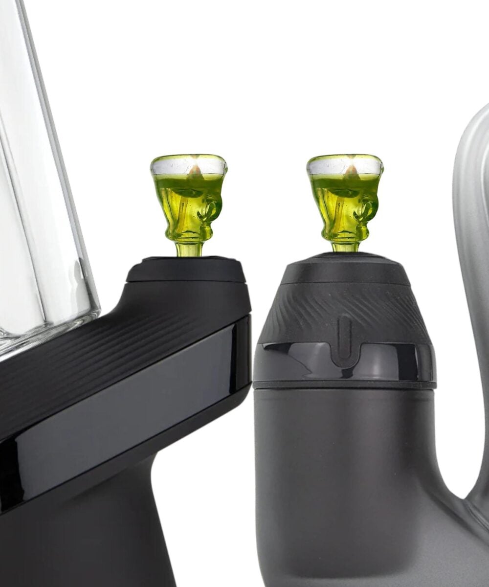 IRIDESCENT GLASS: FLAT OPAL NEW PEAK/PROXY JOYSTICK CAP