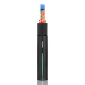 IRIDESCENT GLASS: STRIPED PUFFCO PIVOT MOUTHPIECE
