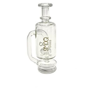 SMOQ GLASS: CLEAR ARM FLOATER PUFFCO PEAK ATTACHMENT