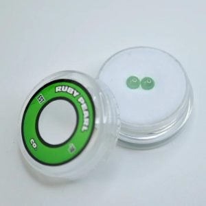 RUBY PEARL CO: 4MM GREEN SAPPHIRE 2PK