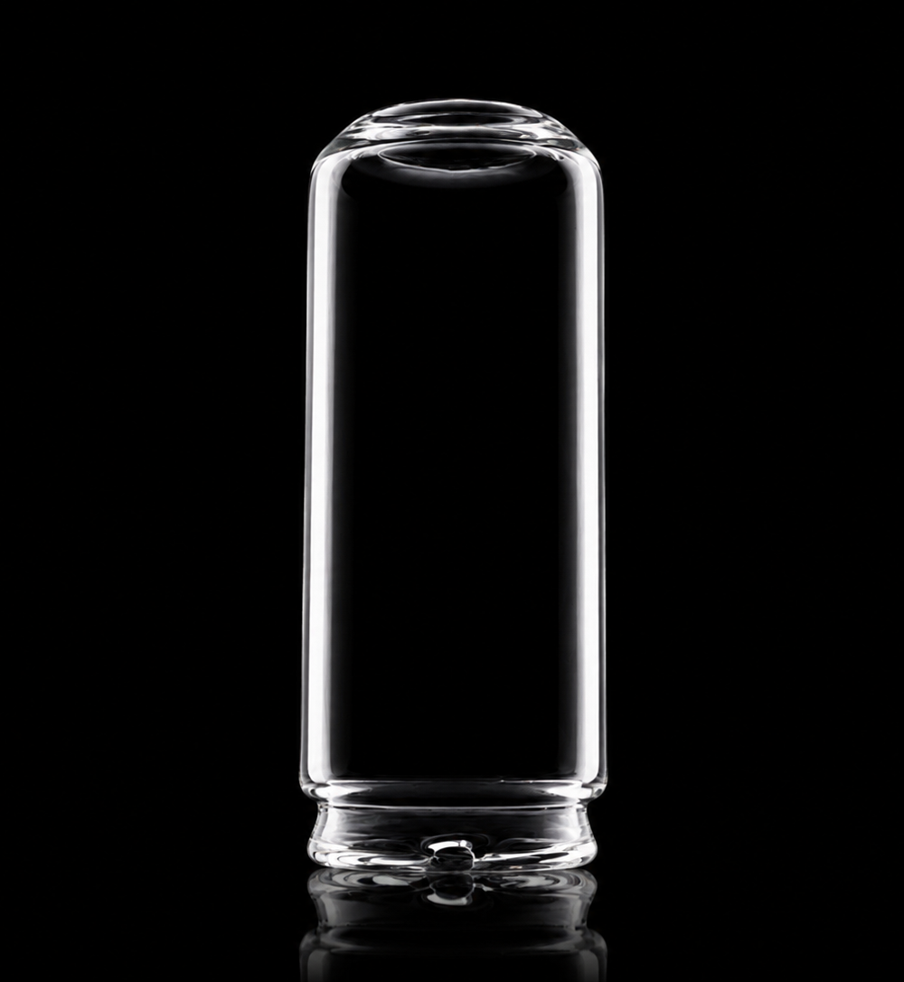 Alternative view of IRIDESCENT GLASS: STEAMROLLER DRY TOP PUFFCO PEAK GLASS ATTACHMENT