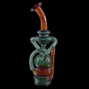 SMOQ GLASS: DUAL MULTICOLOR PUFFCO PEAK ATTACHMENT