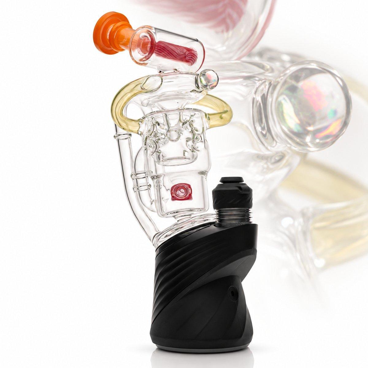 CALI BEAR GLASS: SWISS HALO RECYCLER PUFFCO PEAK GLASS ATTACHMENT