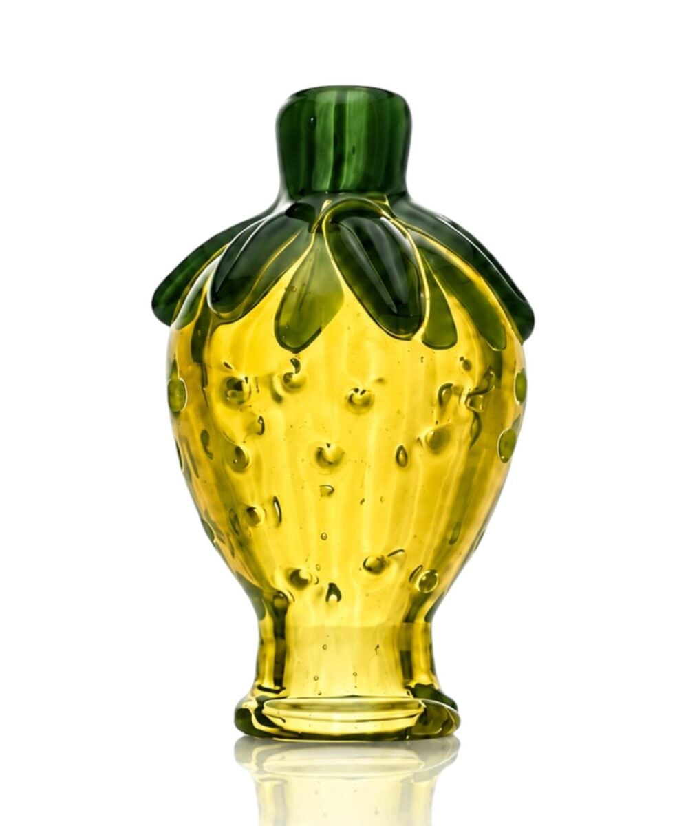CALI BEAR GLASS: STRAWBERRY PUFFCO PIVOT MOUTHPIECE