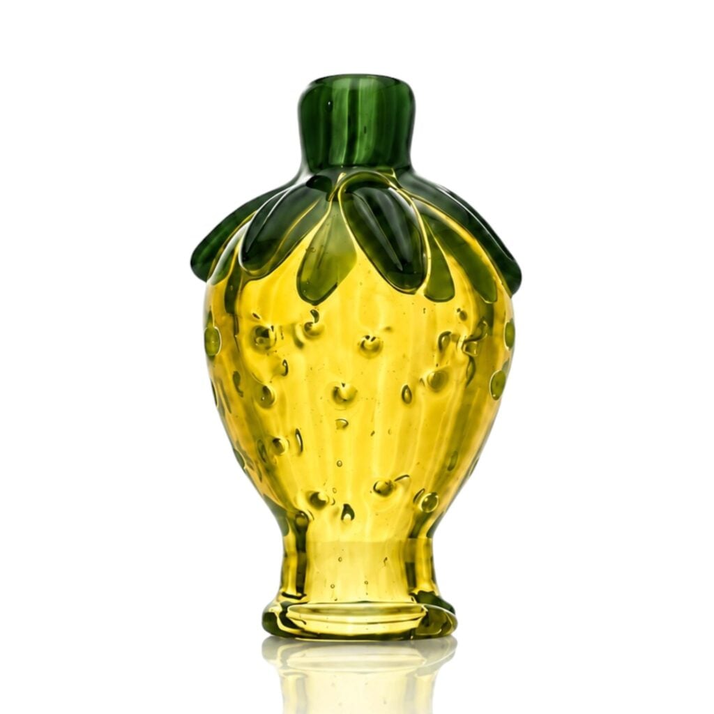 CALI BEAR GLASS: STRAWBERRY PUFFCO PIVOT MOUTHPIECE