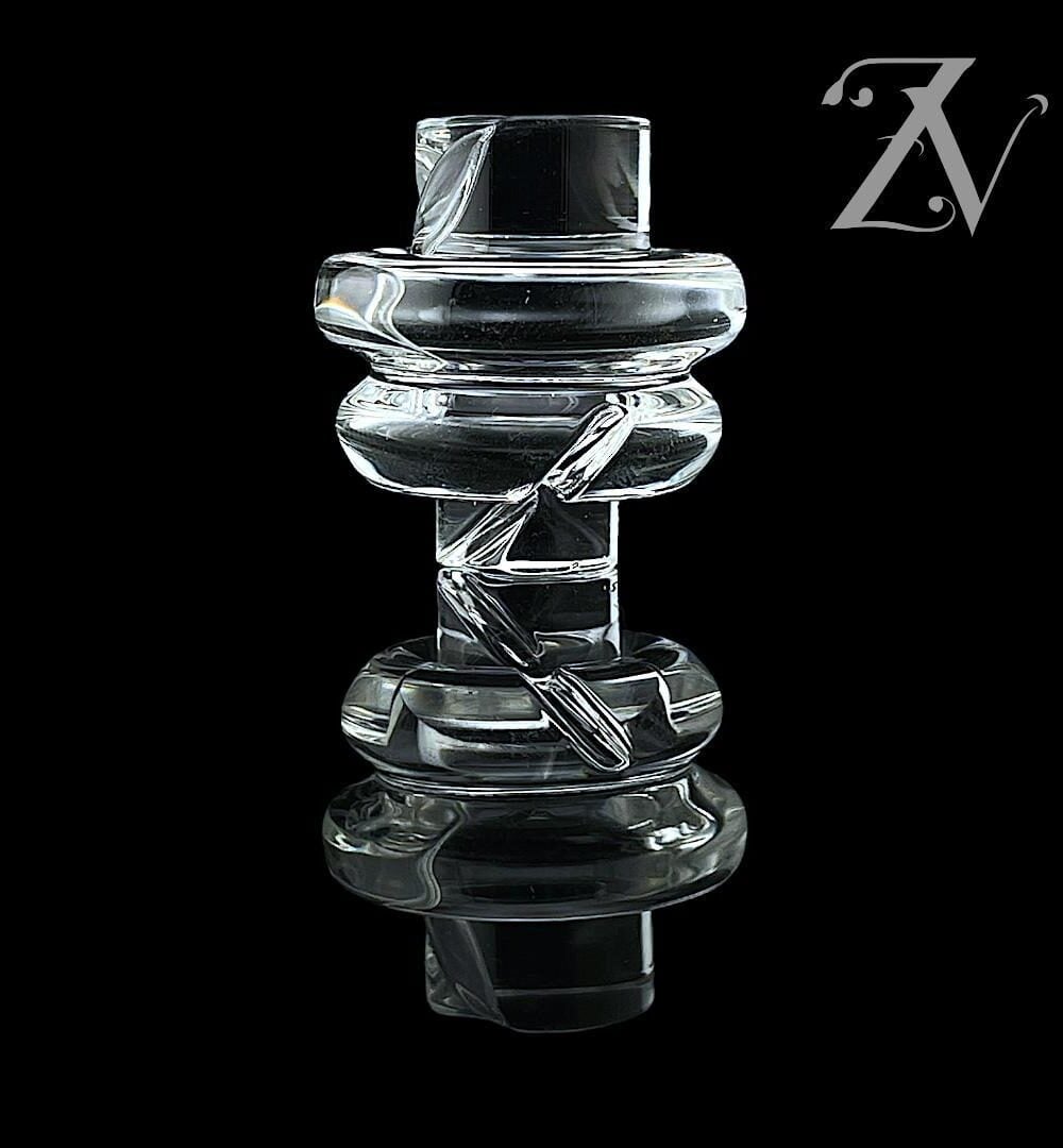 Alternative view of ONE TRICK PONY: CLEAR MULTIPASS V2 NEW PEAK AND PUFFCO NEW PROXY SPINNER CAP