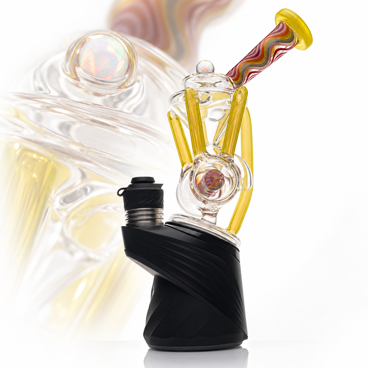GLIIZY GLASS: INLINER RECYCLER PUFFCO PEAK GLASS ATTACHMENT - Image 2