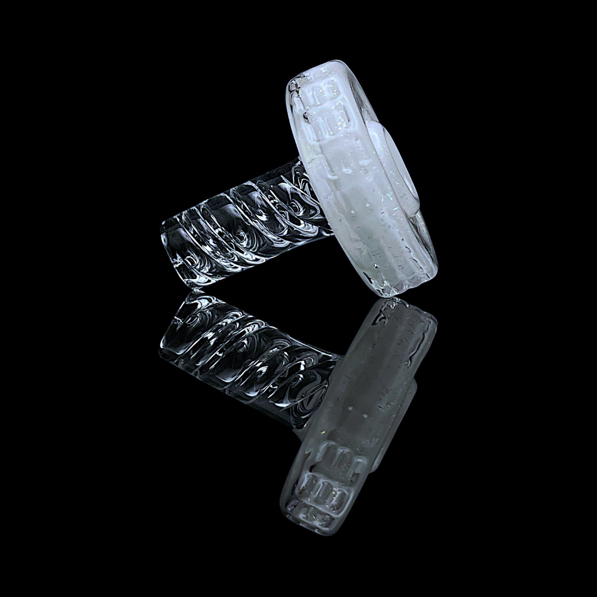 NIB GLASS: DICHRO/CROPAL ACCENTED BOLT 3DXL PEAK PRO JOYSTICK SPINNER CAP - Image 16