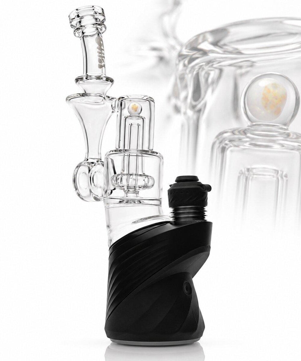 CALI BEAR GLASS: DONUT RBR RECYCLER PUFFCO PEAK GLASS ATTACHMENT
