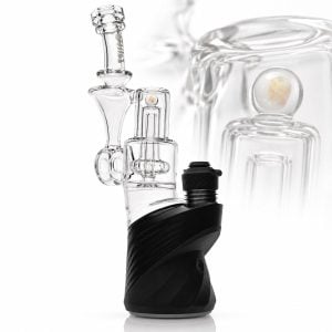 CALI BEAR GLASS: DONUT RBR RECYCLER PUFFCO PEAK GLASS ATTACHMENT