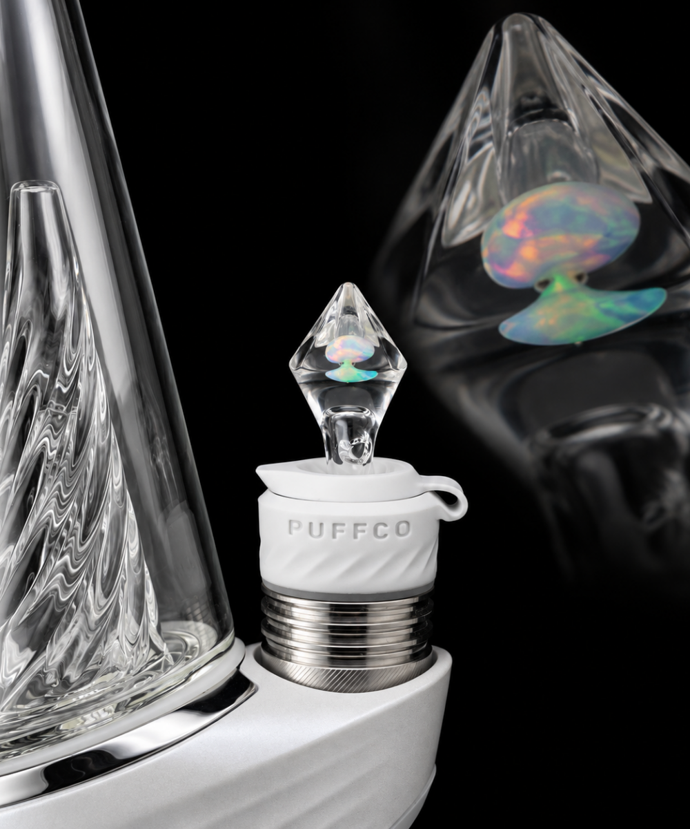 Alternative view of OTW GLASS: CLEAR FACETED OPAL 3DXL PEAK PRO JOYSTICK CAP