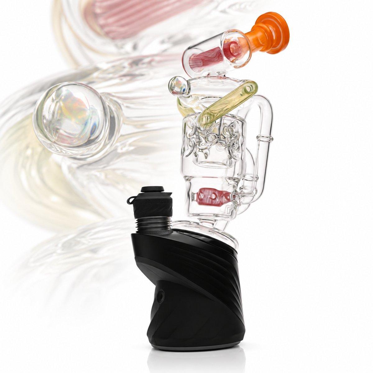 CALI BEAR GLASS: SWISS HALO RECYCLER PUFFCO PEAK GLASS ATTACHMENT - Image 3