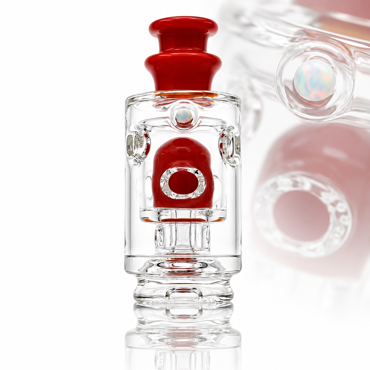 RANDOHM GLASS: STRAIGHT FAB PUFFCO PEAK GLASS ATTACHMENT