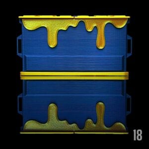 #18 - NAVY / GOLD