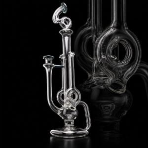 OTW GLASS: NEPTUNIUM DOUBLE DONUT TUBULAR RECYCLER