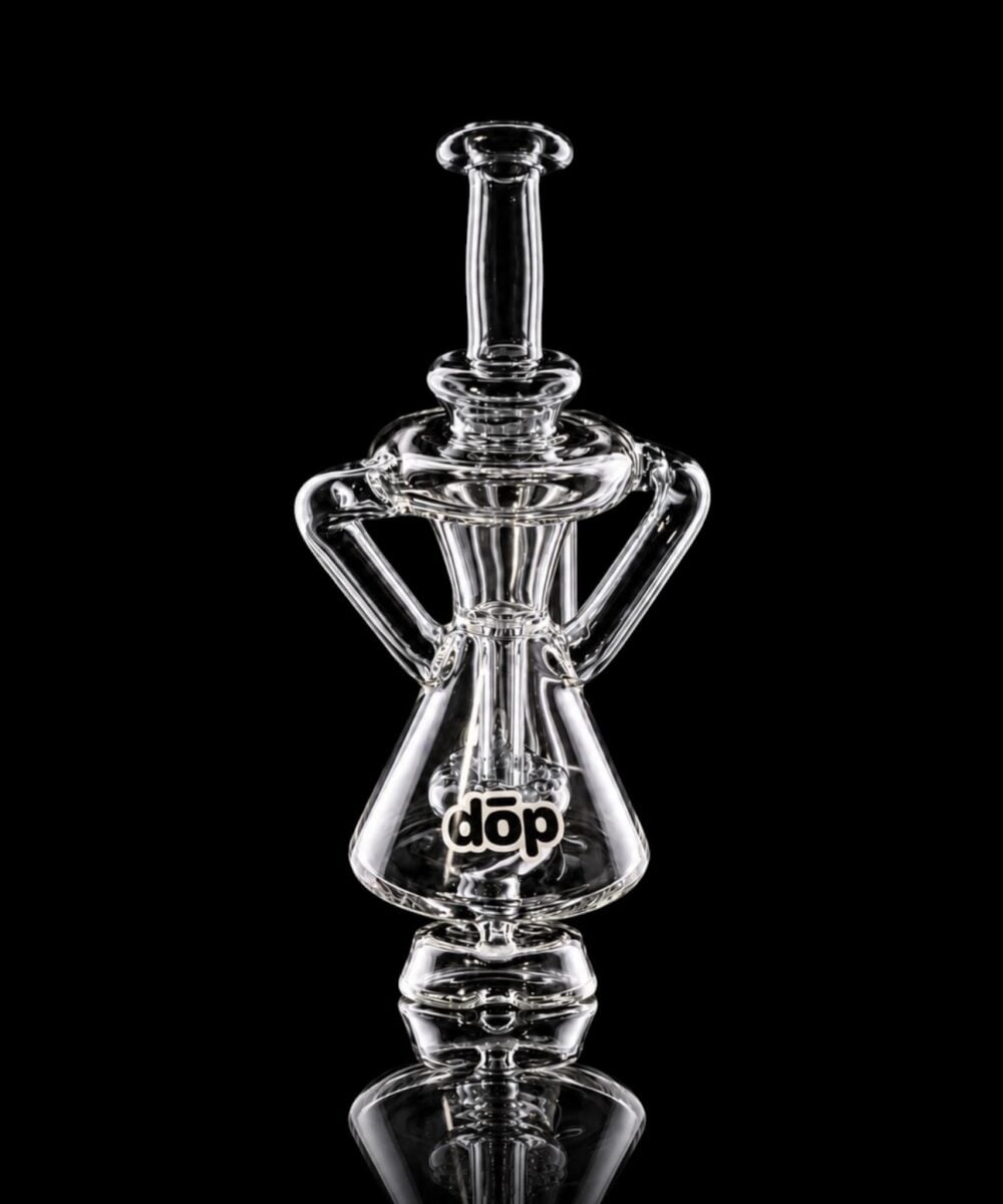 DOP GLASS: DOPCYCLER PUFFCO PEAK GLASS ATTACHMENT