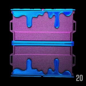 #20 - PURPLE GLITTER / BLUE