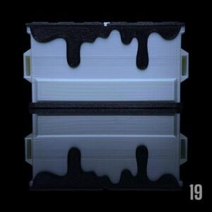 #19 - GLOW WHITE / BLACK