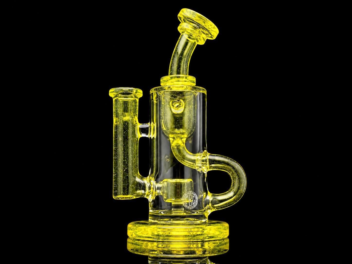 FATBOY GLASS: LEMON CANDY INCYCLER RIG