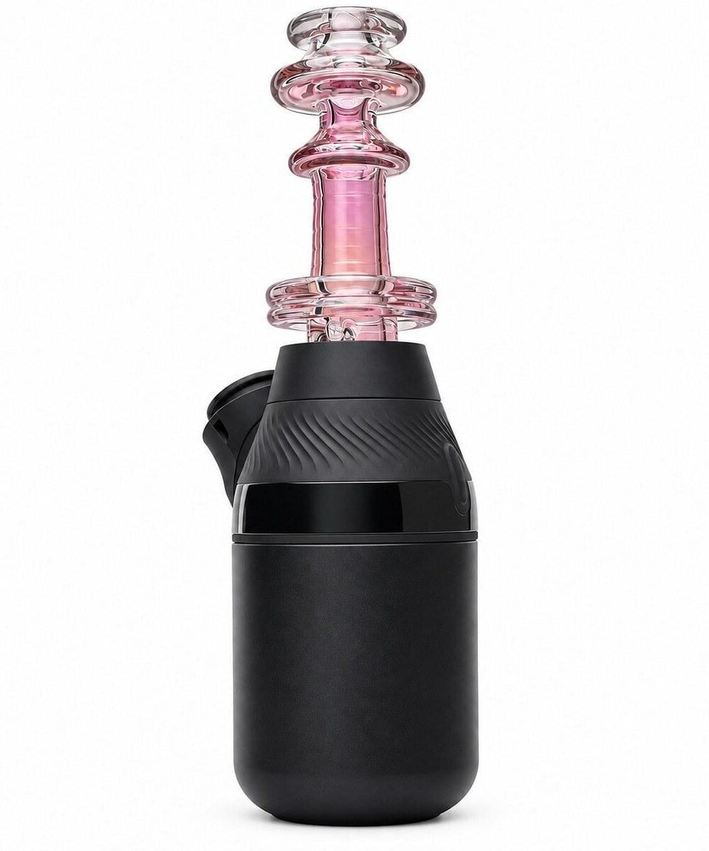 SLATE GLASS: FUMED PUFFCO PROXY CORE MOUTHPIECE