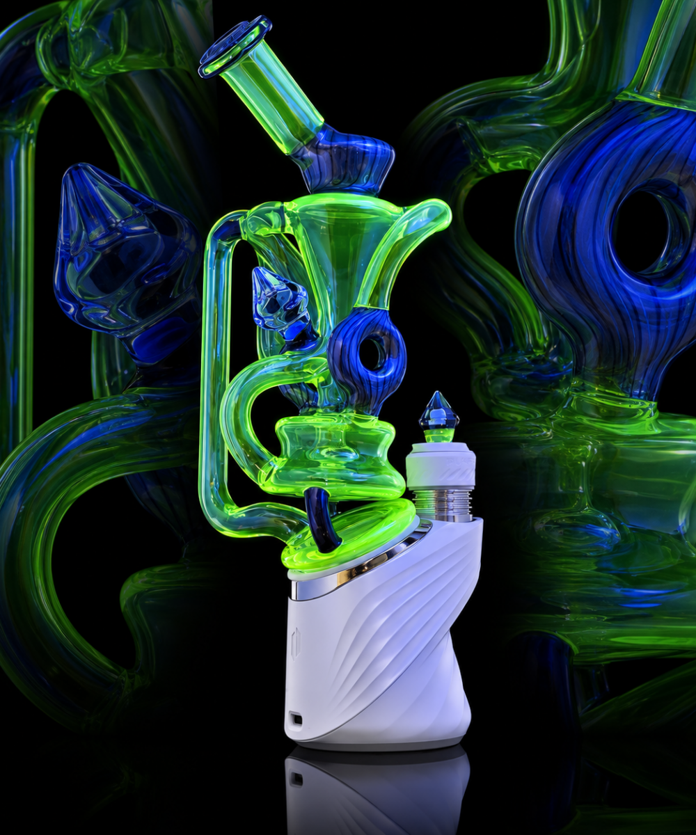 OTW GLASS: COLOR FACETED SET PUFFCO PEAK GLASS ATTACHMENT