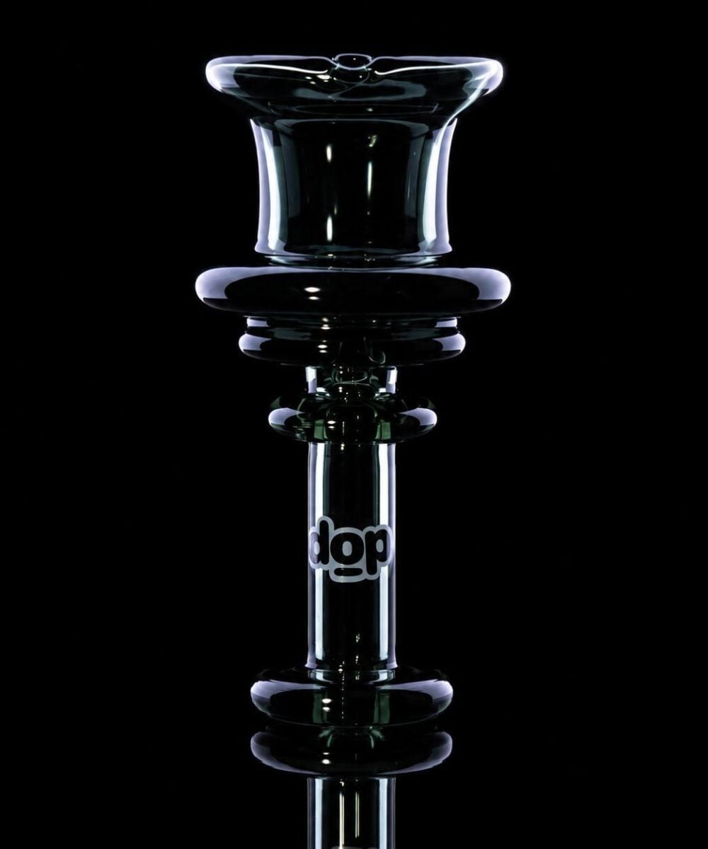 Alternative view of DOP GLASS: DRY BELL PUFFCO PEAK GLASS ATTACHMENT