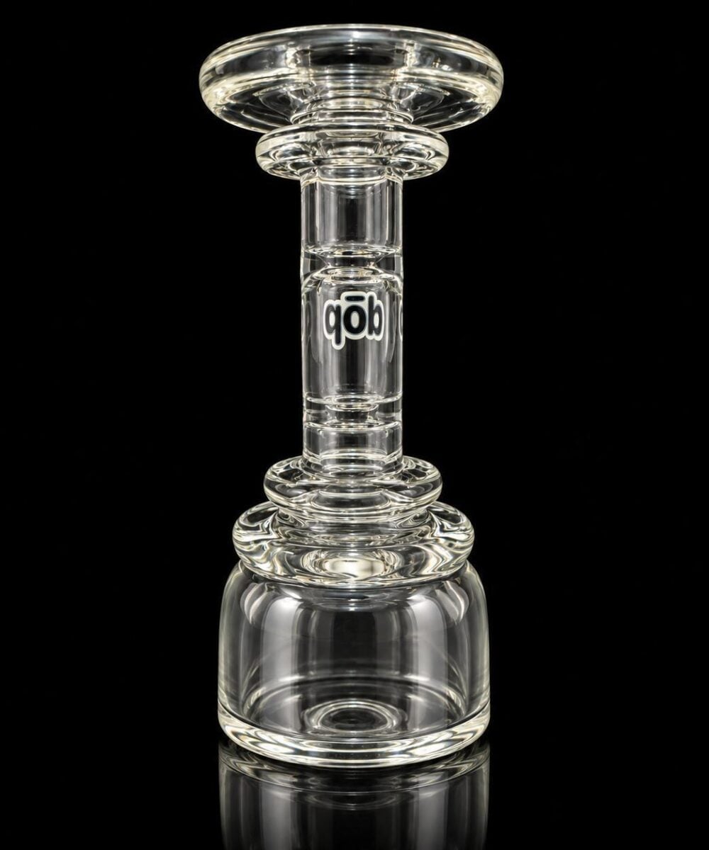 DOP GLASS: COOLER BELL PUFFCO PEAK GLASS ATTACHMENT