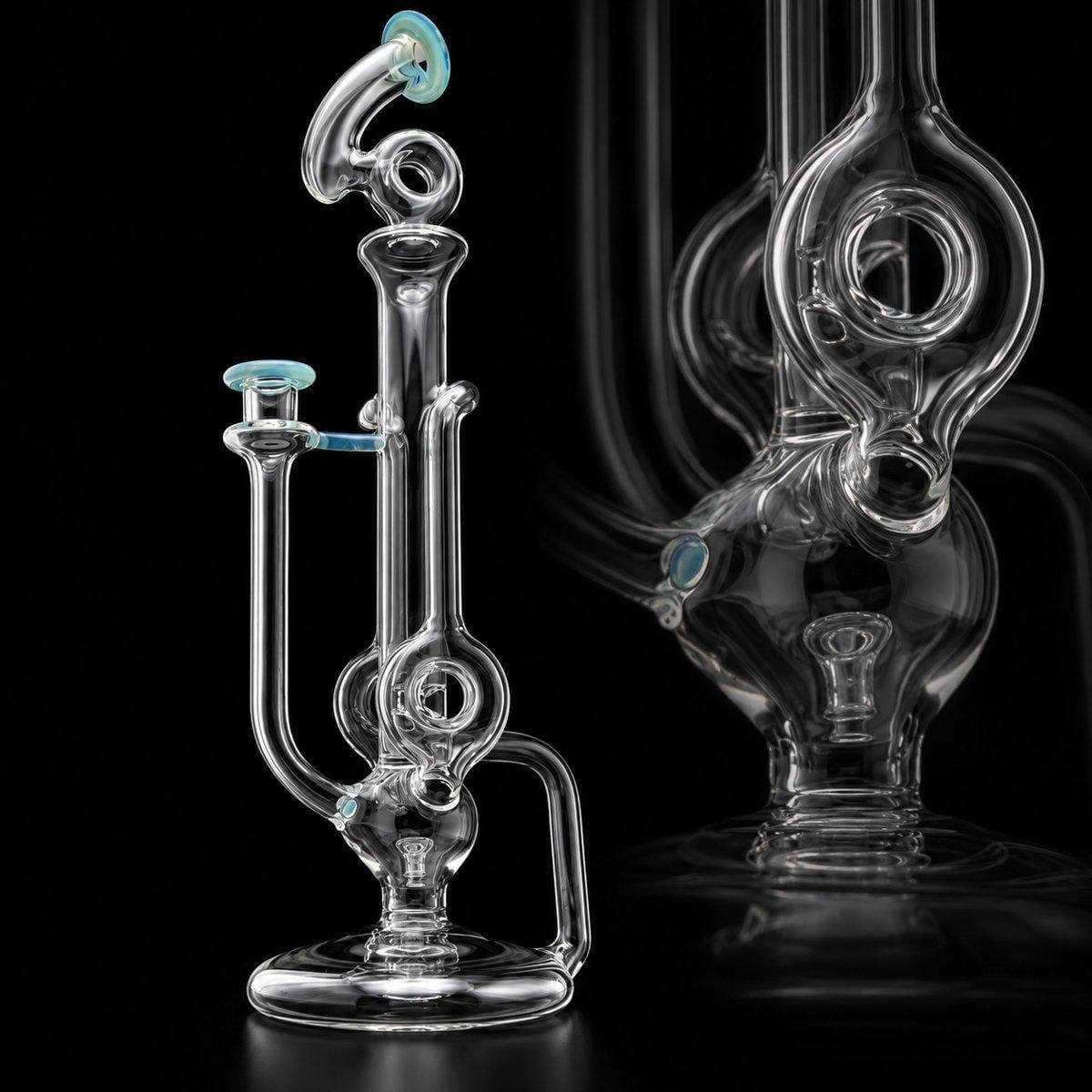 OTW GLASS: META DOUBLE DONUT TUBULAR RECYCLER