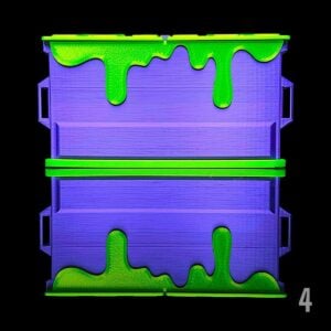 #4 - PURPLE / NEON GREEN