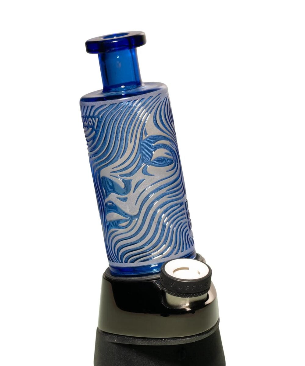 Alternative view of MILKY WAY GLASS: ILLUSION TWO PUFFCO PEAK GLASS ATTACHMENT