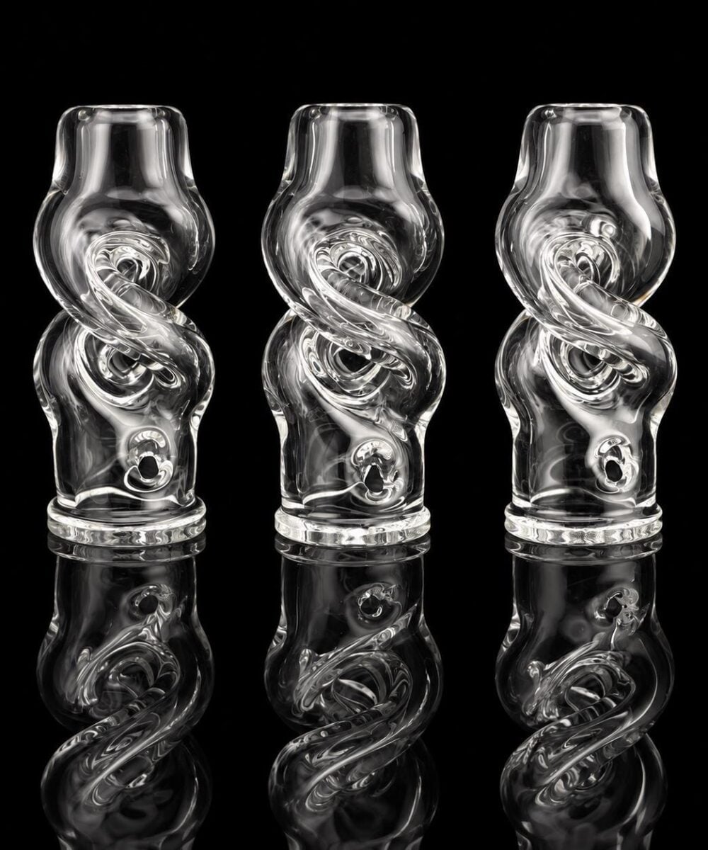 Alternative view of RICH BRIAN: CLEAR HELIX PUFFCO PROXY CORE MOUTHPIECE