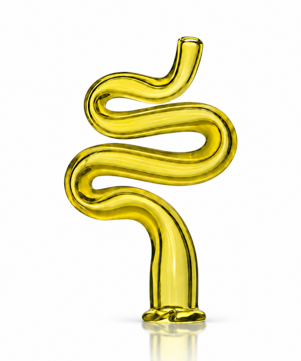CALI BEAR GLASS: SNAKE PUFFCO PIVOT MOUTHPIECE