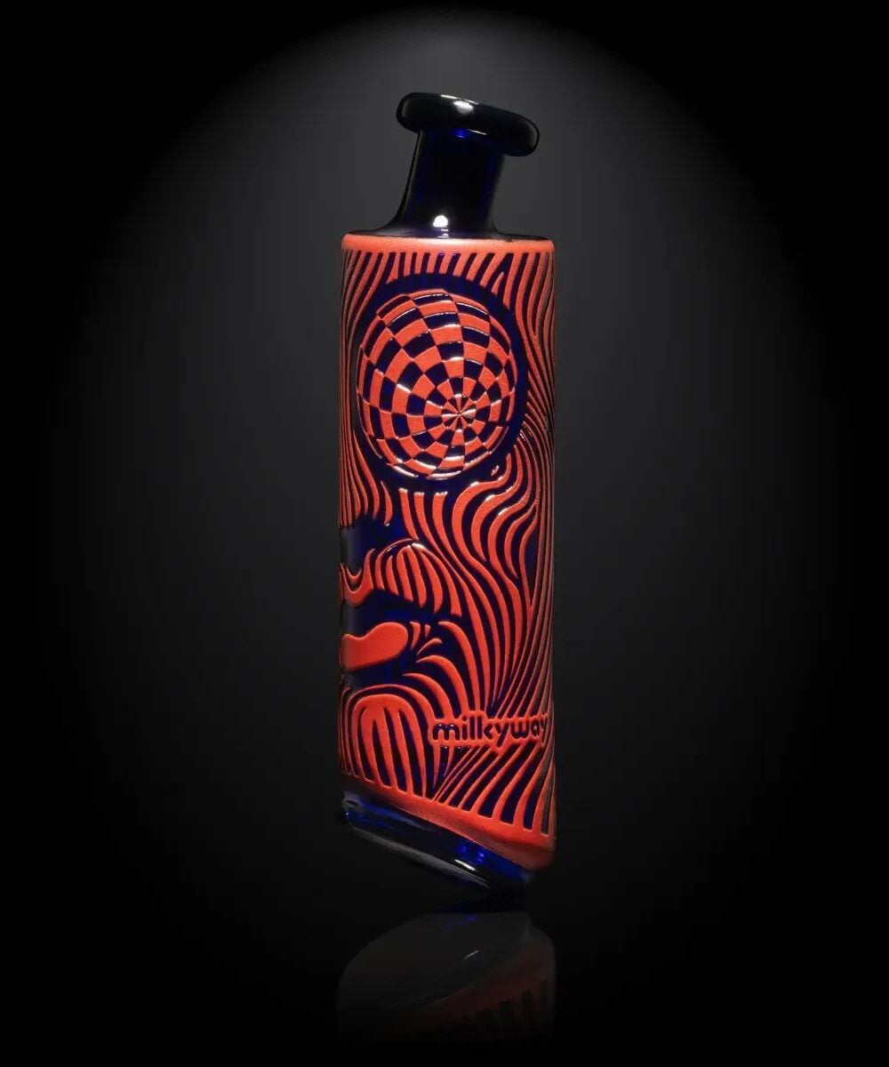 MILKY WAY GLASS: ILLUSION ONE PUFFCO PEAK GLASS ATTACHMENT