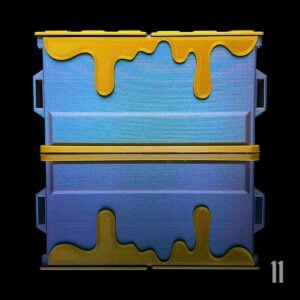 #11 - BLUE SHIMMER / GOLD