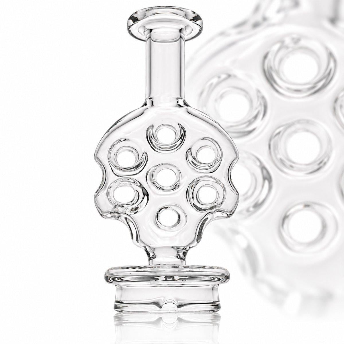 IRIDESCENT GLASS: SWISS DRY TOP PUFFCO PEAK GLASS ATTACHMENT