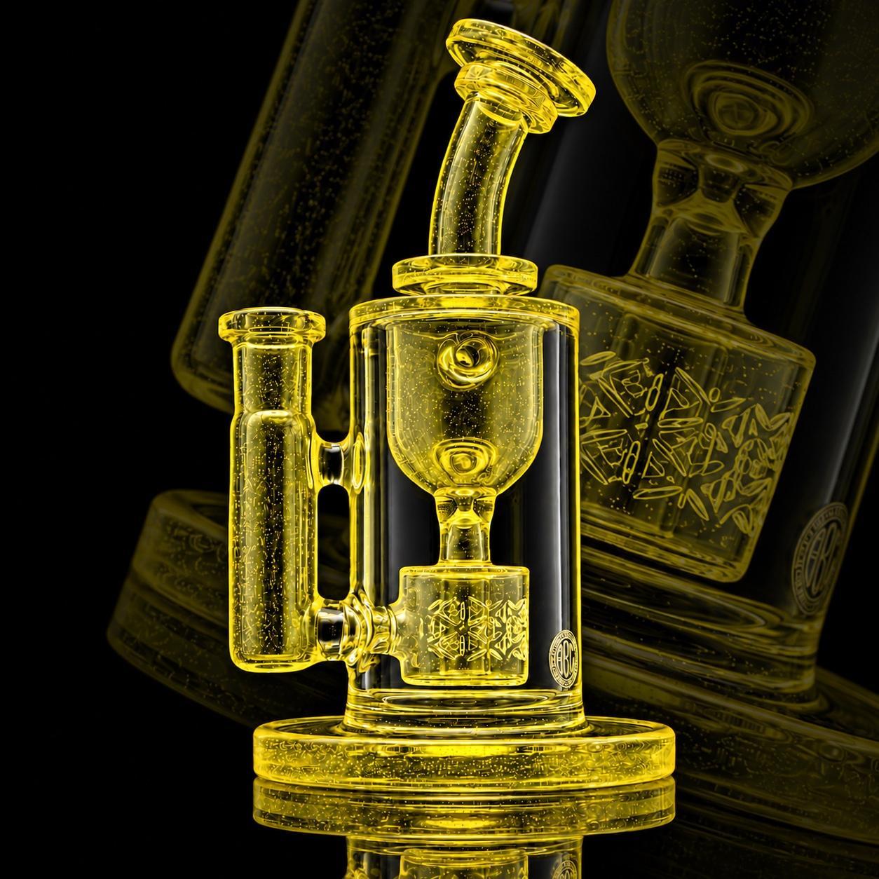 FATBOY GLASS: COLORED HOURGLASS TAURUS FULL SIZE TERPS CFL