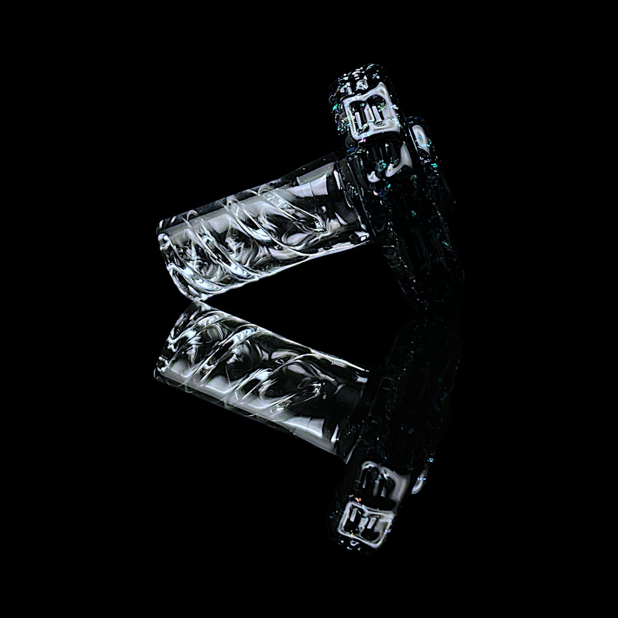 NIB GLASS: DICHRO/CROPAL ACCENTED BOLT 3DXL PEAK PRO JOYSTICK SPINNER CAP - Image 7
